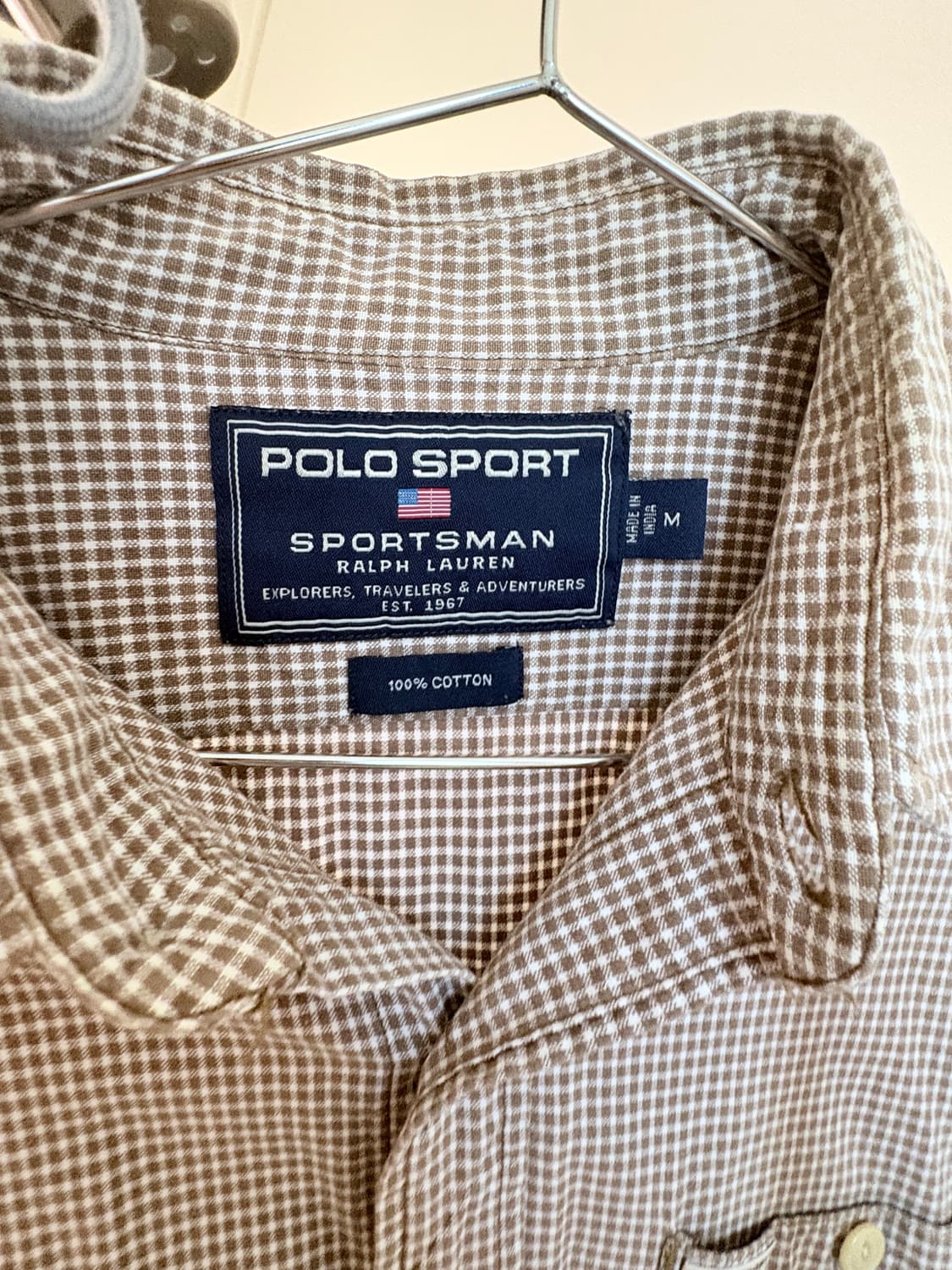 폴로 스포츠 체크 셔츠 상품이미지3