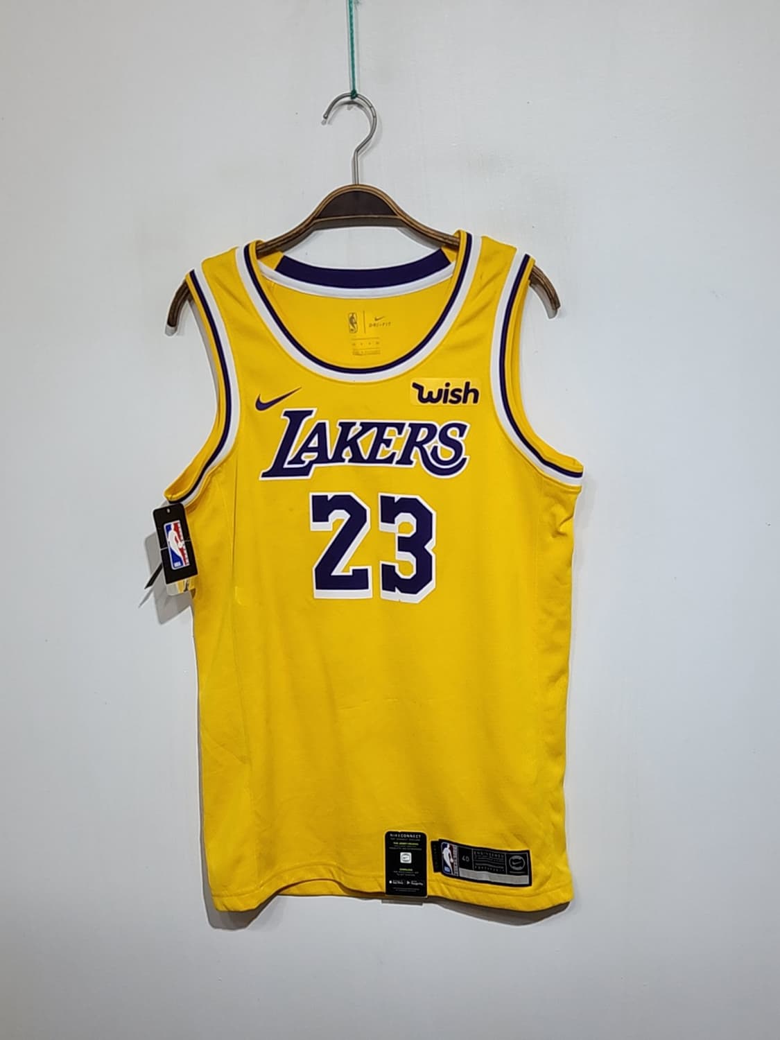 (S) 나이키 LA 레이커스 농구져지 NBA 르브론 제임스 유니폼  상품이미지1