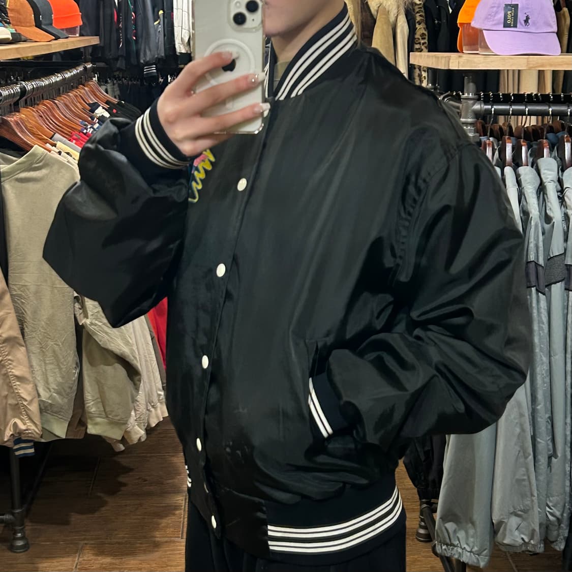 [HI]  VTG 바시티 블랙  상품이미지4