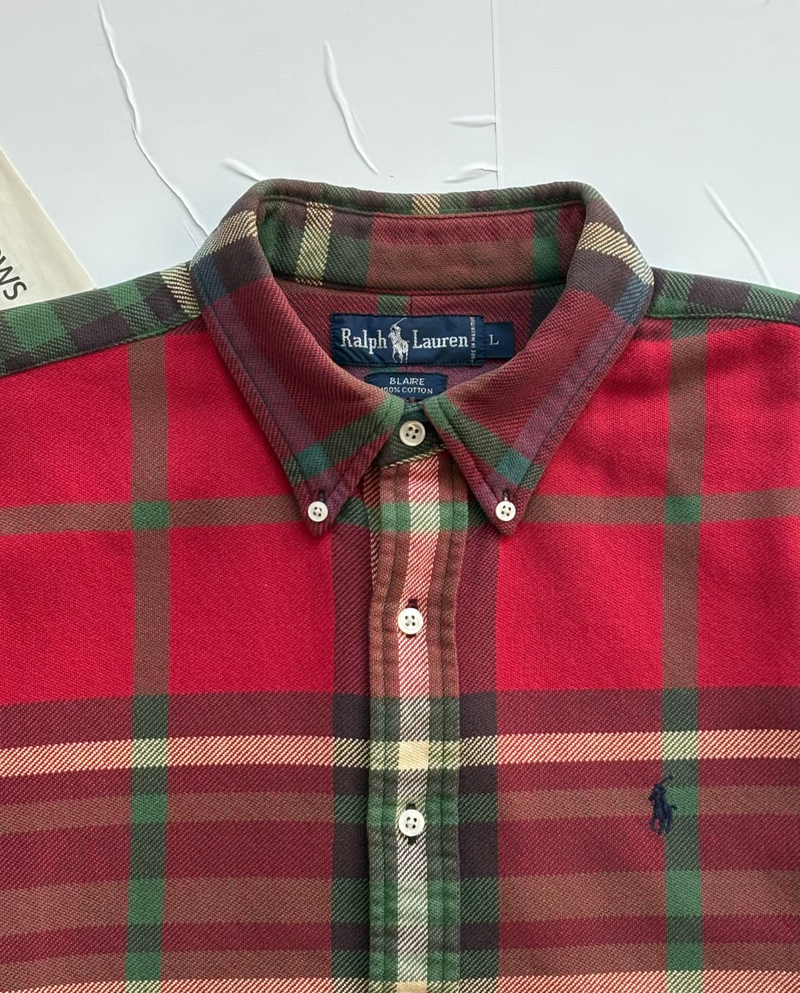Polo 폴로랄프로렌 타탄 체크 셔츠 상품이미지4