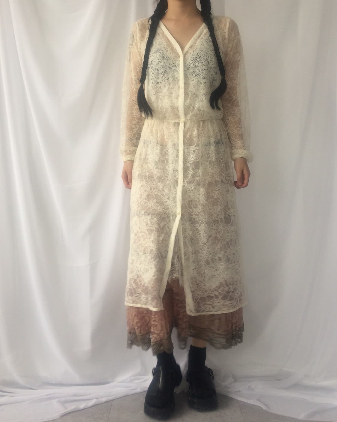 Lace long cardigan 상품이미지7