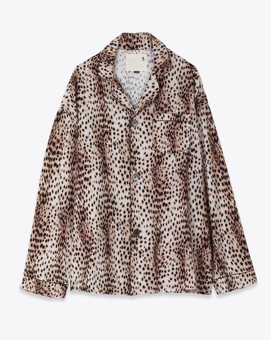R13 PJ TOP Cheetah 상품이미지1