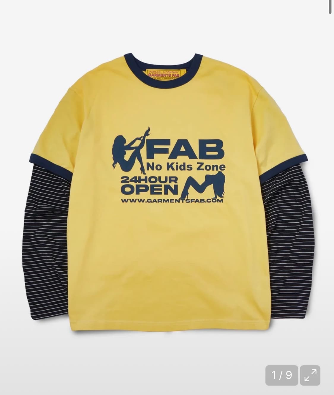 가먼츠팹 Adult Ringer Stripe Longsleeves 상품이미지1