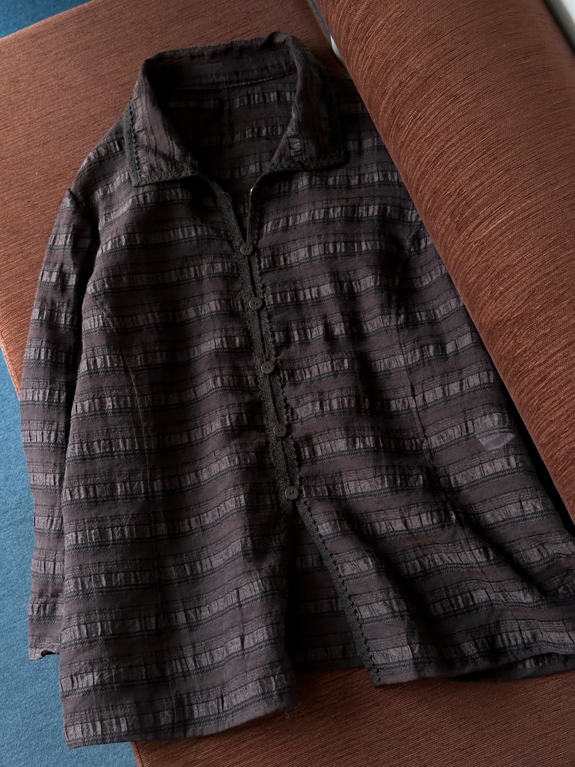 JPN made linen nylon design shirket 상품이미지1