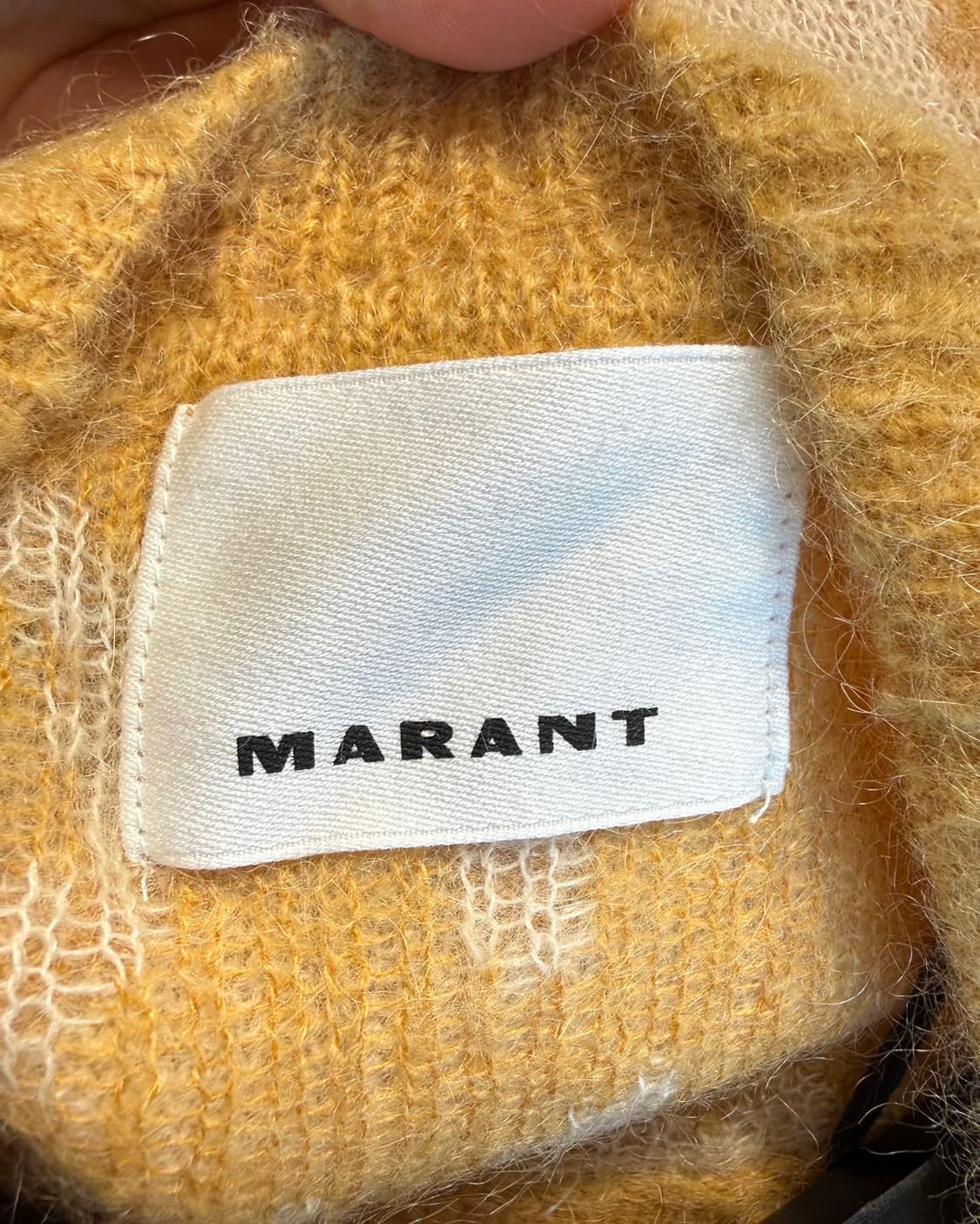 이자벨 마랑 옐로우 테비 와일드 자카드 니트 상품이미지8