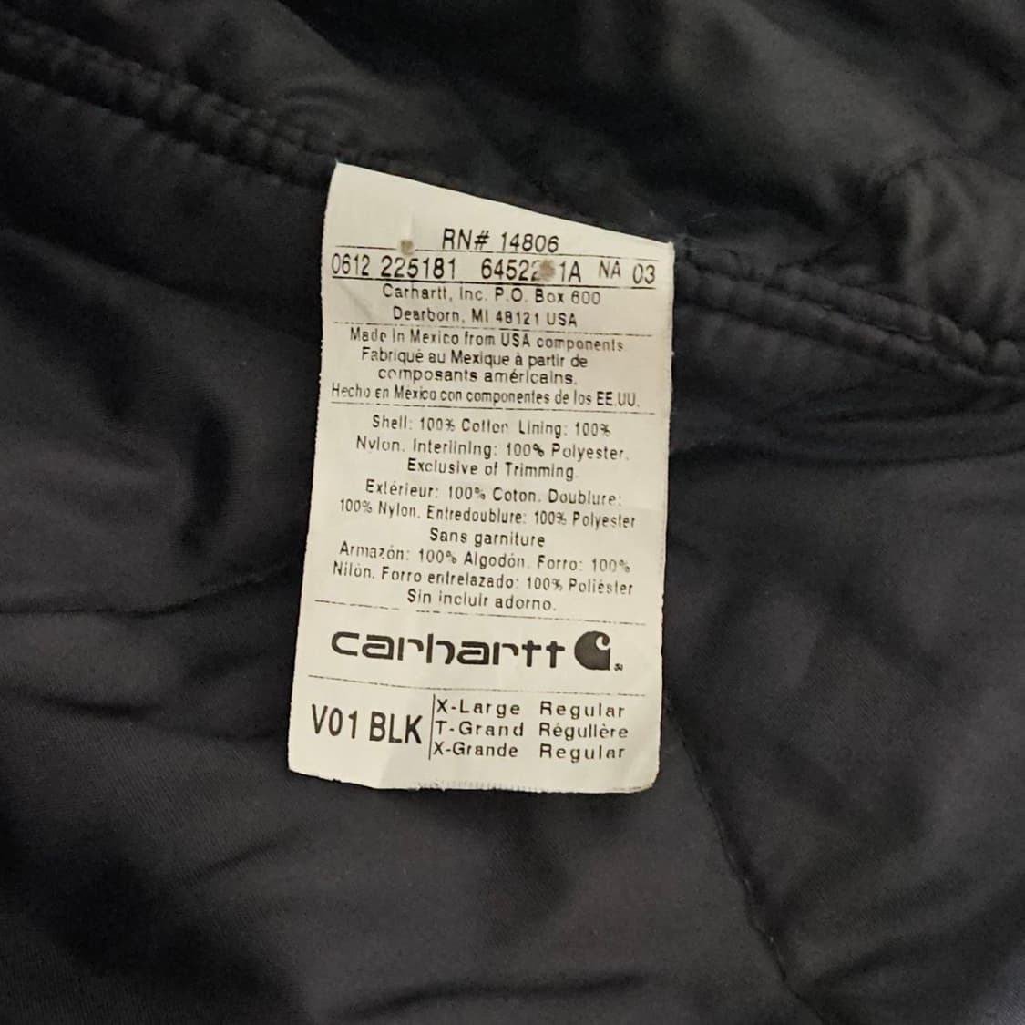 06‘s Carhartt 칼하트 V01 누빔 덕 베스트  상품이미지6