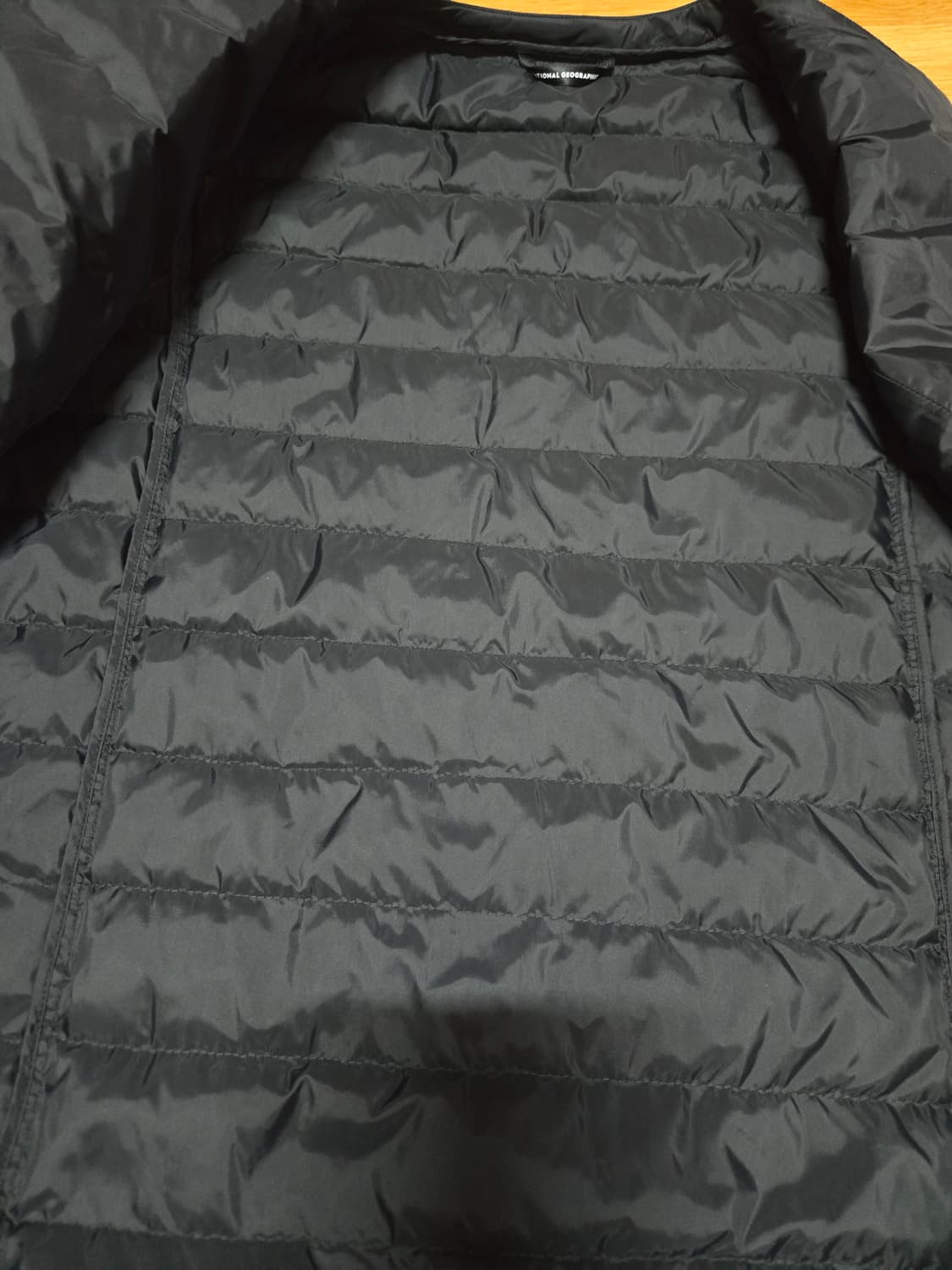 내셔널지오그래픽 남성 미니로고 덕다운 경량 조끼 패딩(100사이즈) 상품이미지5