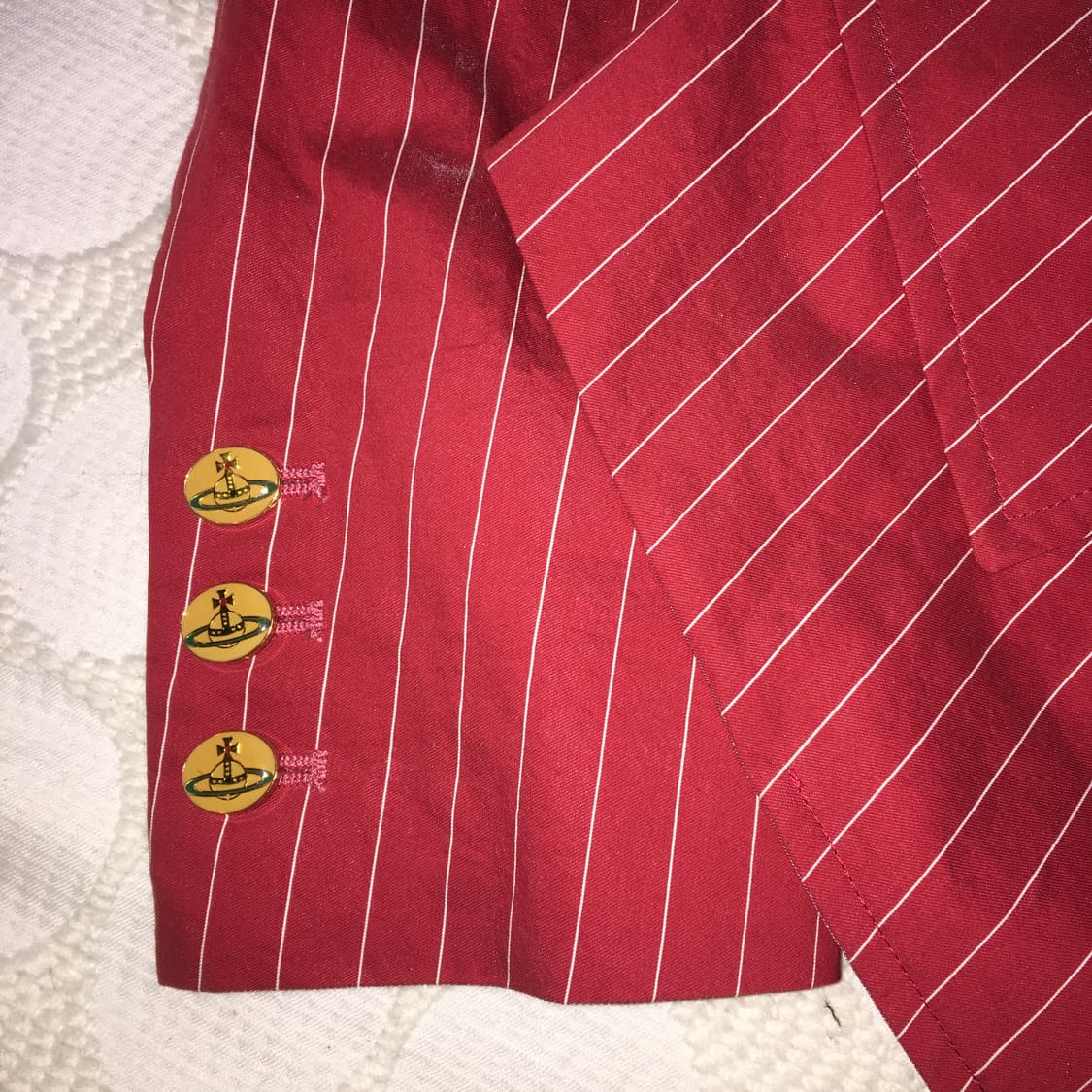 Vivienne Westwood 레드 스트라이프 자켓 상품이미지8