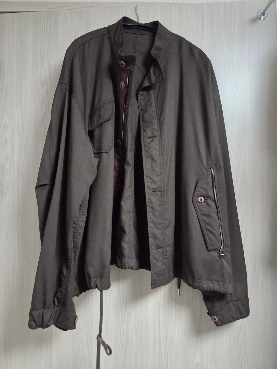 이얼즈어고 울 랜드파카 브라운 M 상품이미지3