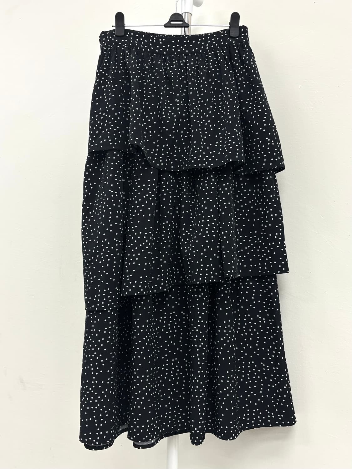 빈티지 블랙 도트 캉캉 스커트 상품이미지5