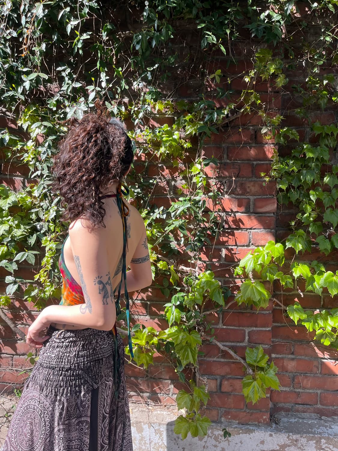 타이다이 트임 홀터넥 상품이미지6