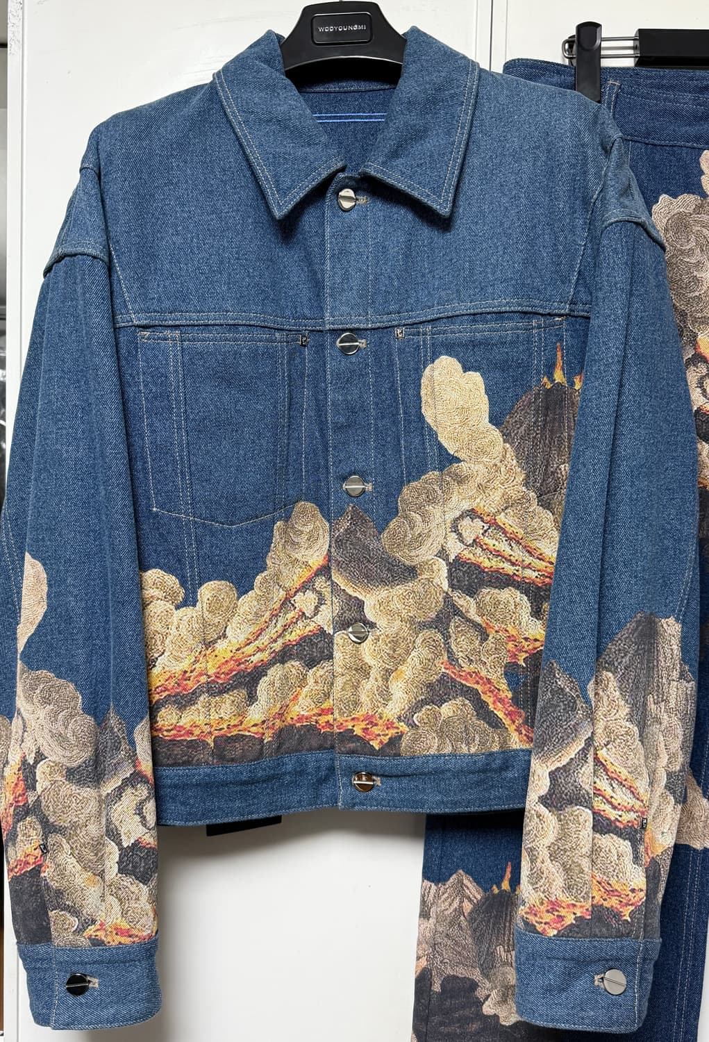 우영미 23fw 컬렉션 볼케이노 데님 셋업 48, 48 상품이미지5