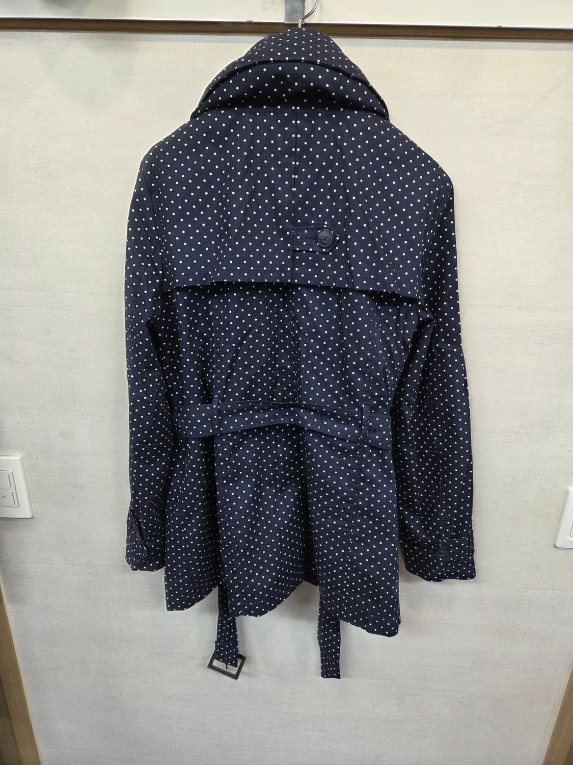 타미힐피거 여성 도트 트렌치 후드코트 Lg 상품이미지2