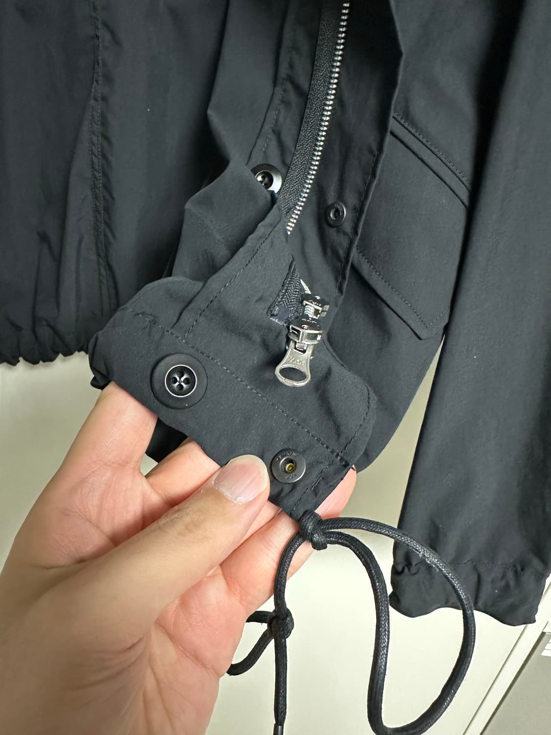 브라운야드 에센셜 숏자켓 (블랙) 5사이즈 판매 상품이미지5