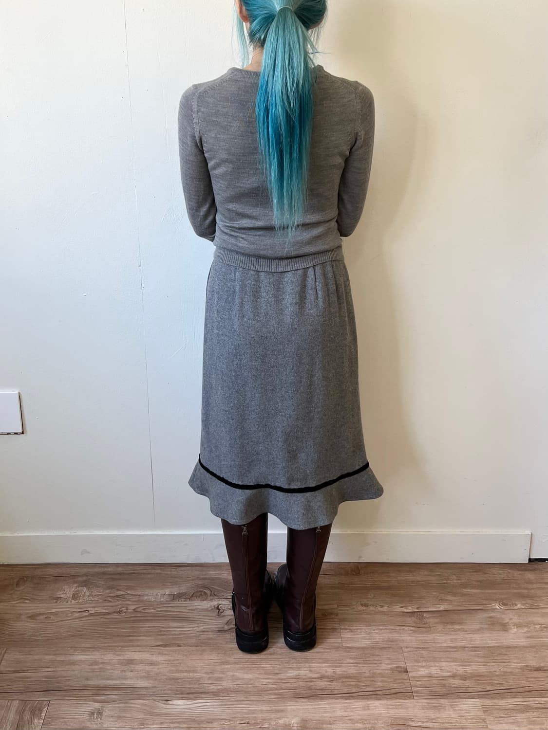 japan vtg 울 스커트 상품이미지9