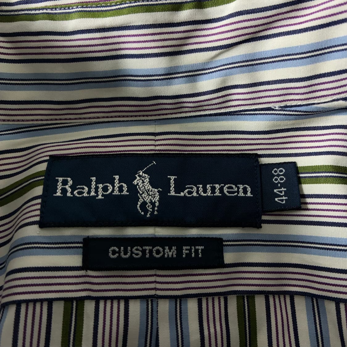 Polo  폴로 랄프로렌 자수 코튼 그린 스트라이프 셔츠  상품이미지4