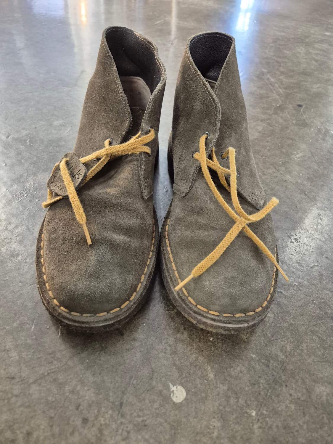 클락스 오리지널스 데저트 부츠 그레이 255 상품이미지2