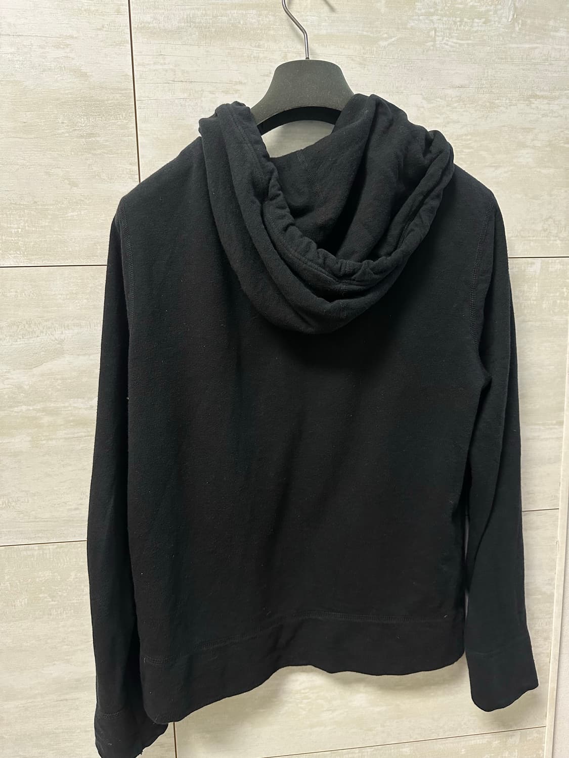 제임스 펄스 베이직 테리 후드집업 블랙 0 상품이미지2