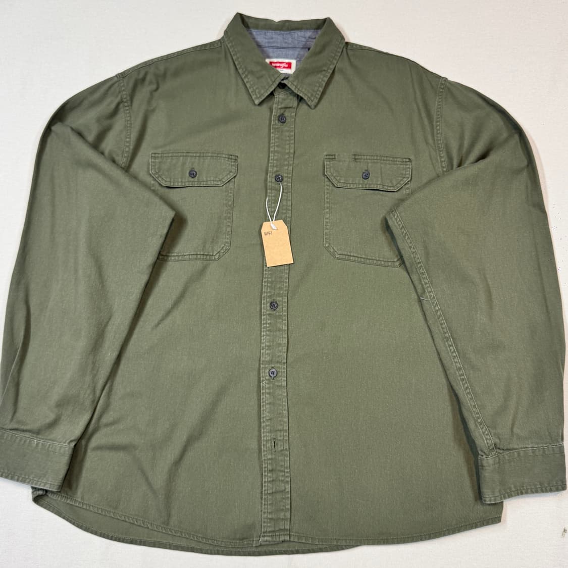 XL) Wrangler 랭글러 투포켓 워크웨어 코튼 셔츠 W41 상품이미지2
