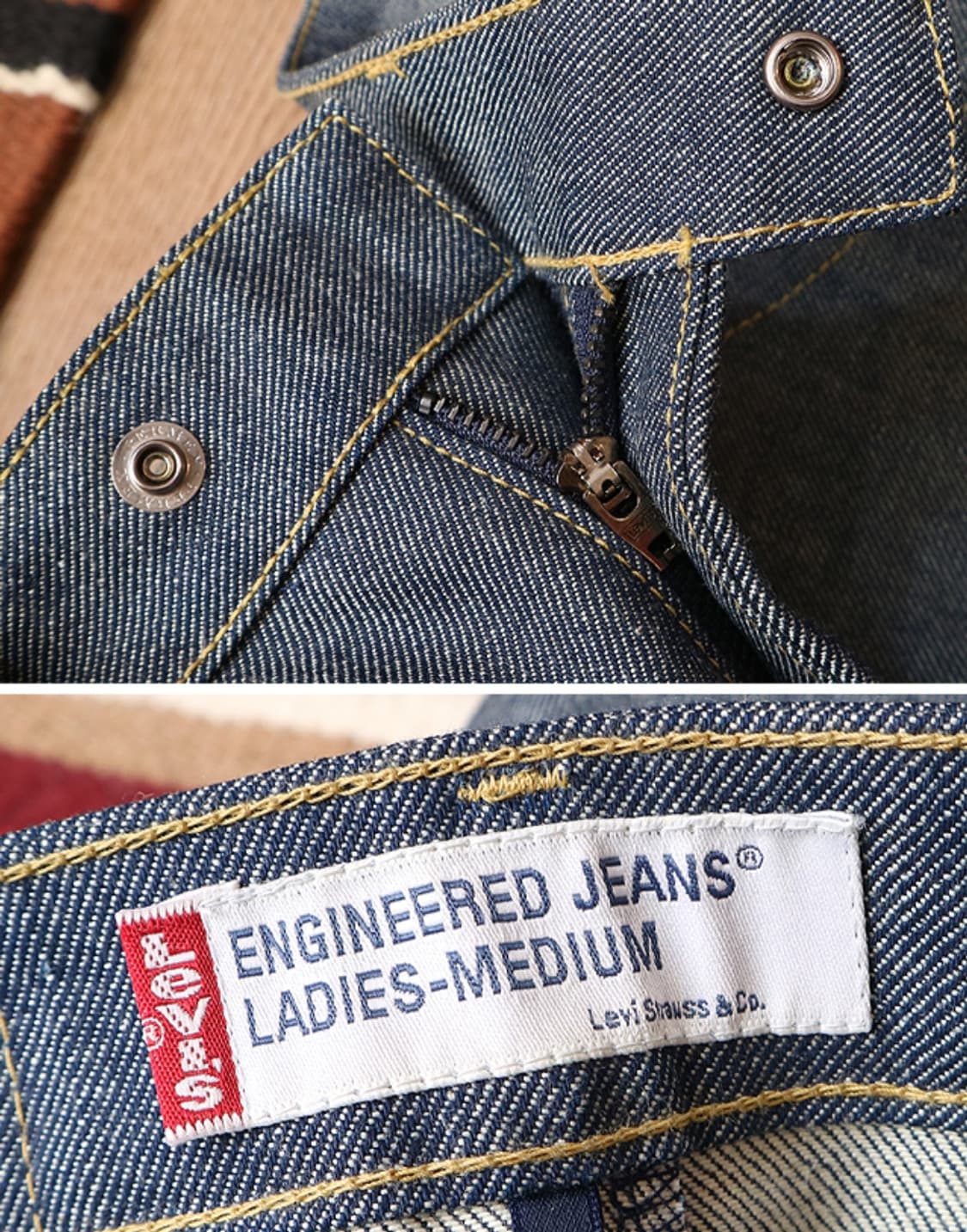 일본판 00S LEVIS 리바이스 엔지니어드 진 짧은 스커트
S 상품이미지9