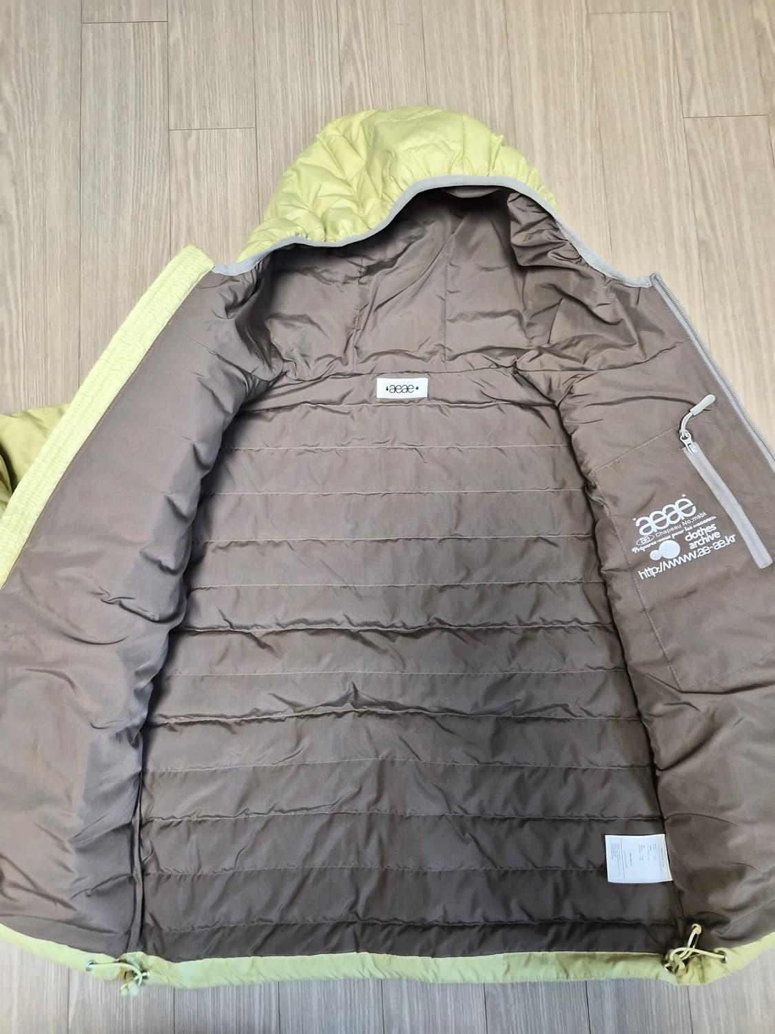 [새상품] aeae 경량패딩 1사이즈  상품이미지3