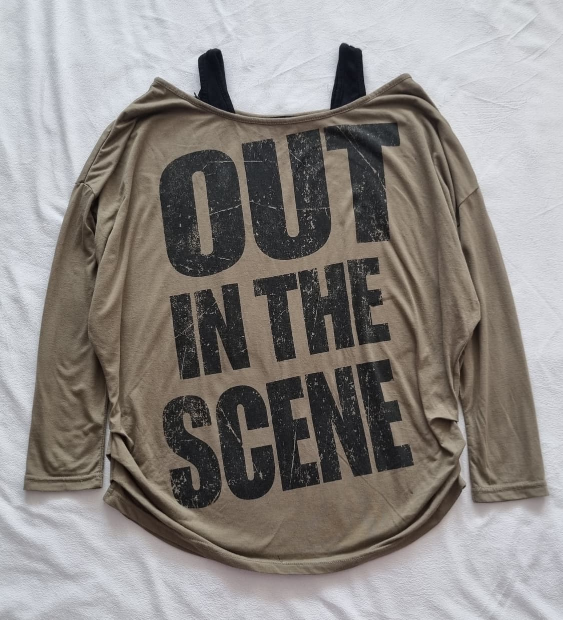 빈티지 y2k 00s 펑크 갸루 탑 상품이미지1