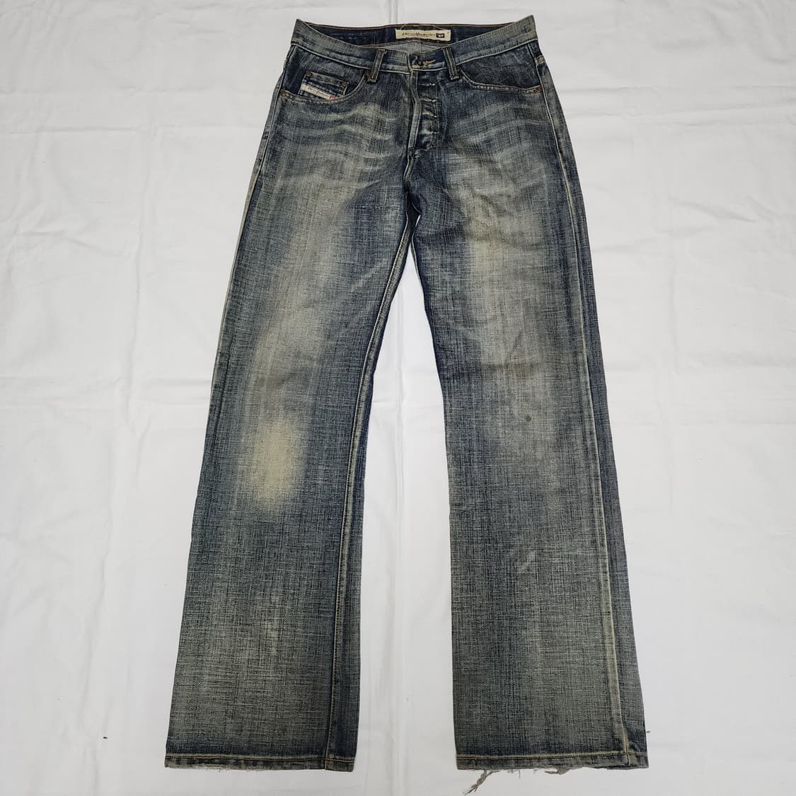 90's 빈티지 디젤 워시드 세미부츠컷 데님팬츠 상품이미지2
