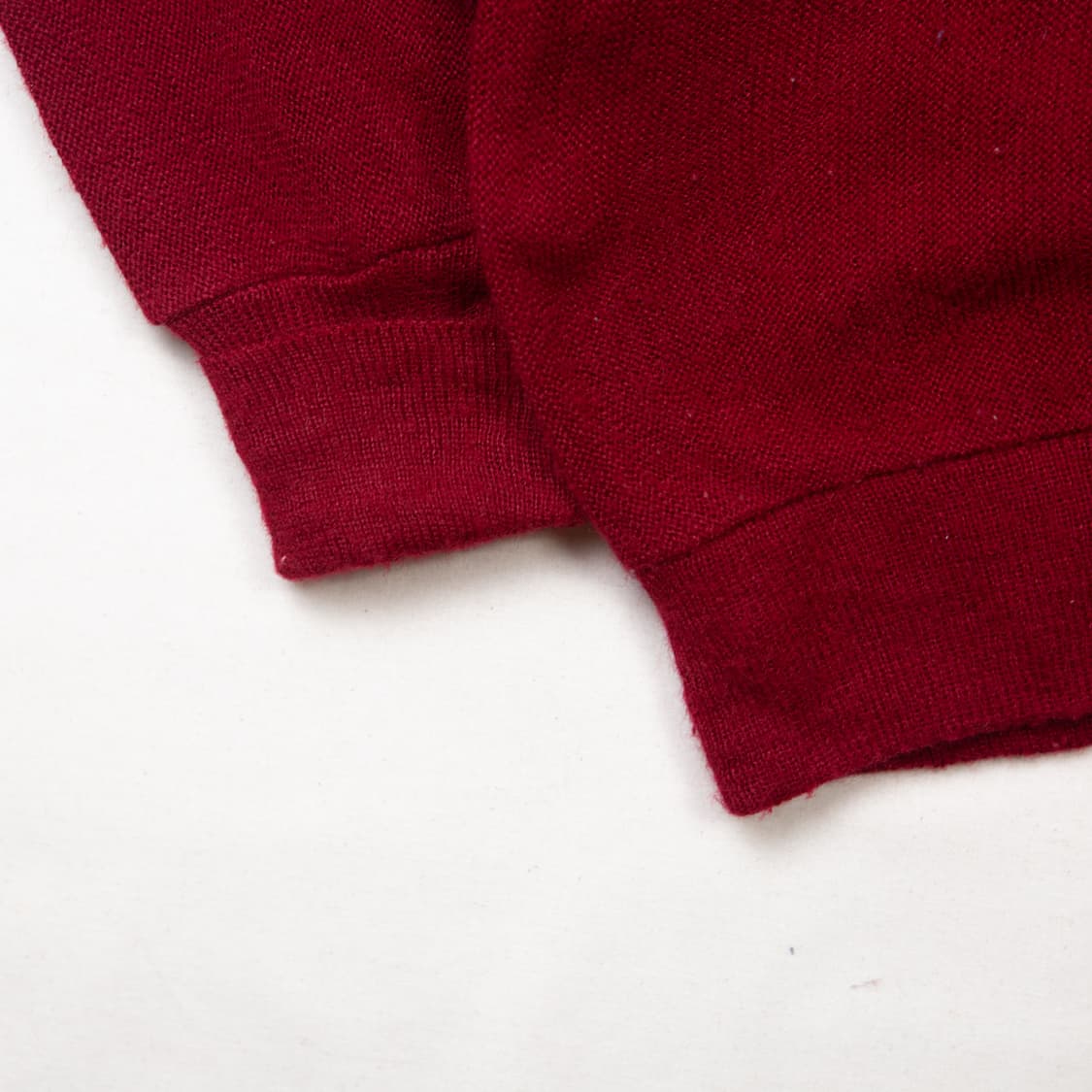 80s IZOD 라코스테 아크릴 가디건 버건디 상품이미지3
