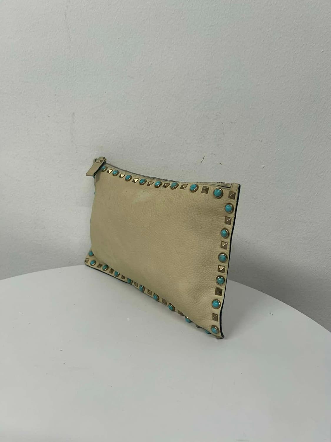 발렌티노 가라바니 락스터드 터콰이즈 스톤 클러치백 상품이미지3