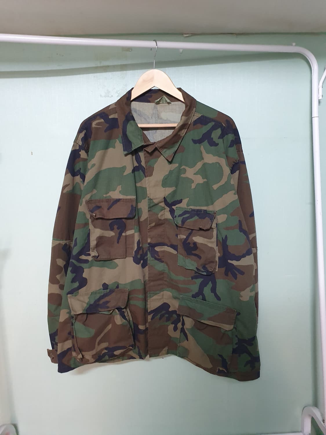 미군 우드랜드 카모 자켓 xl레귤러 상품이미지1