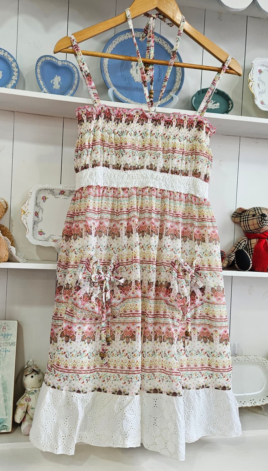 일본빈티지 플라워 원피스 상품이미지2