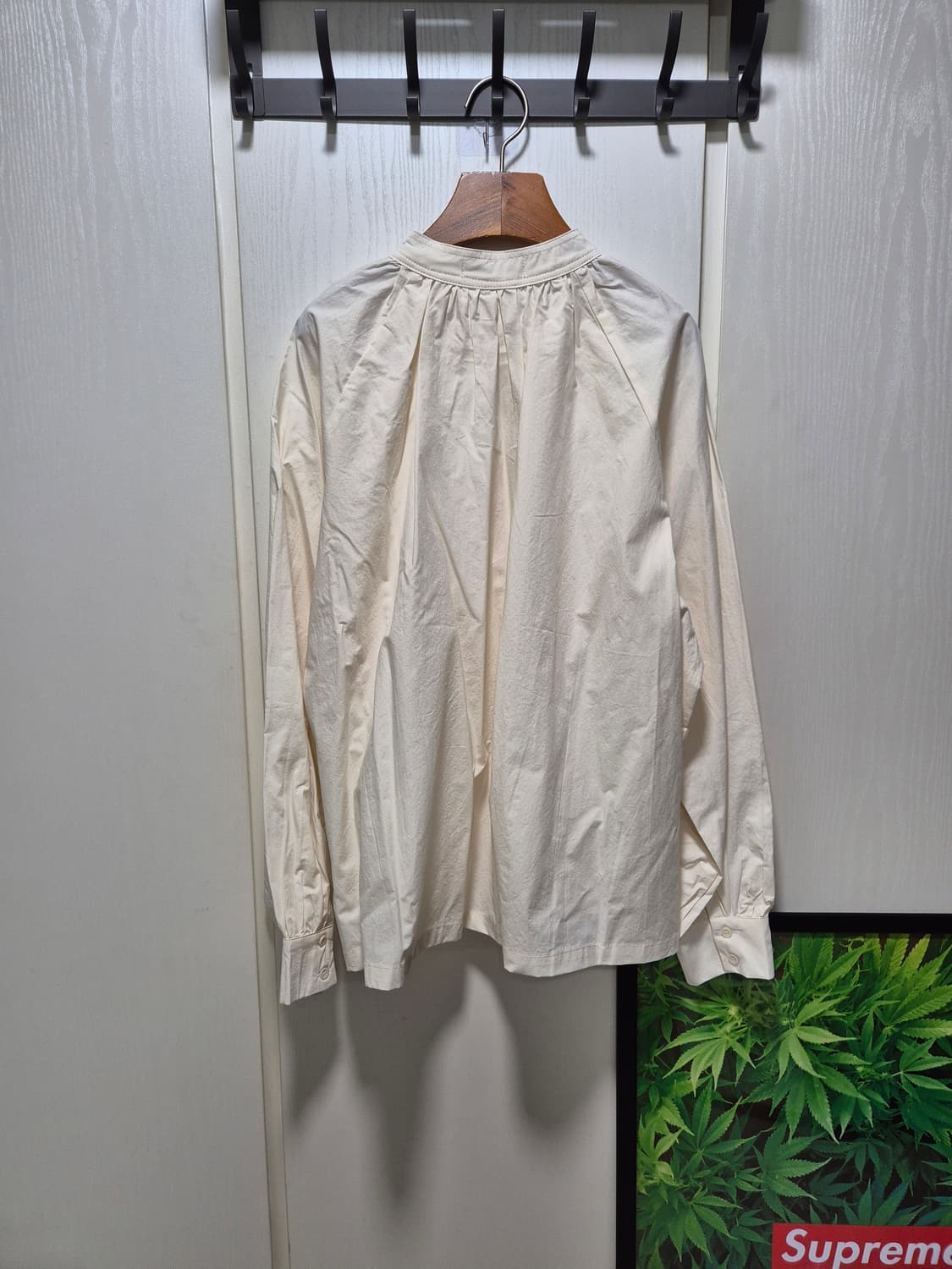 (타임세일)(새상품)마리끌레르 버터색 셔츠 블라우스 상품이미지10