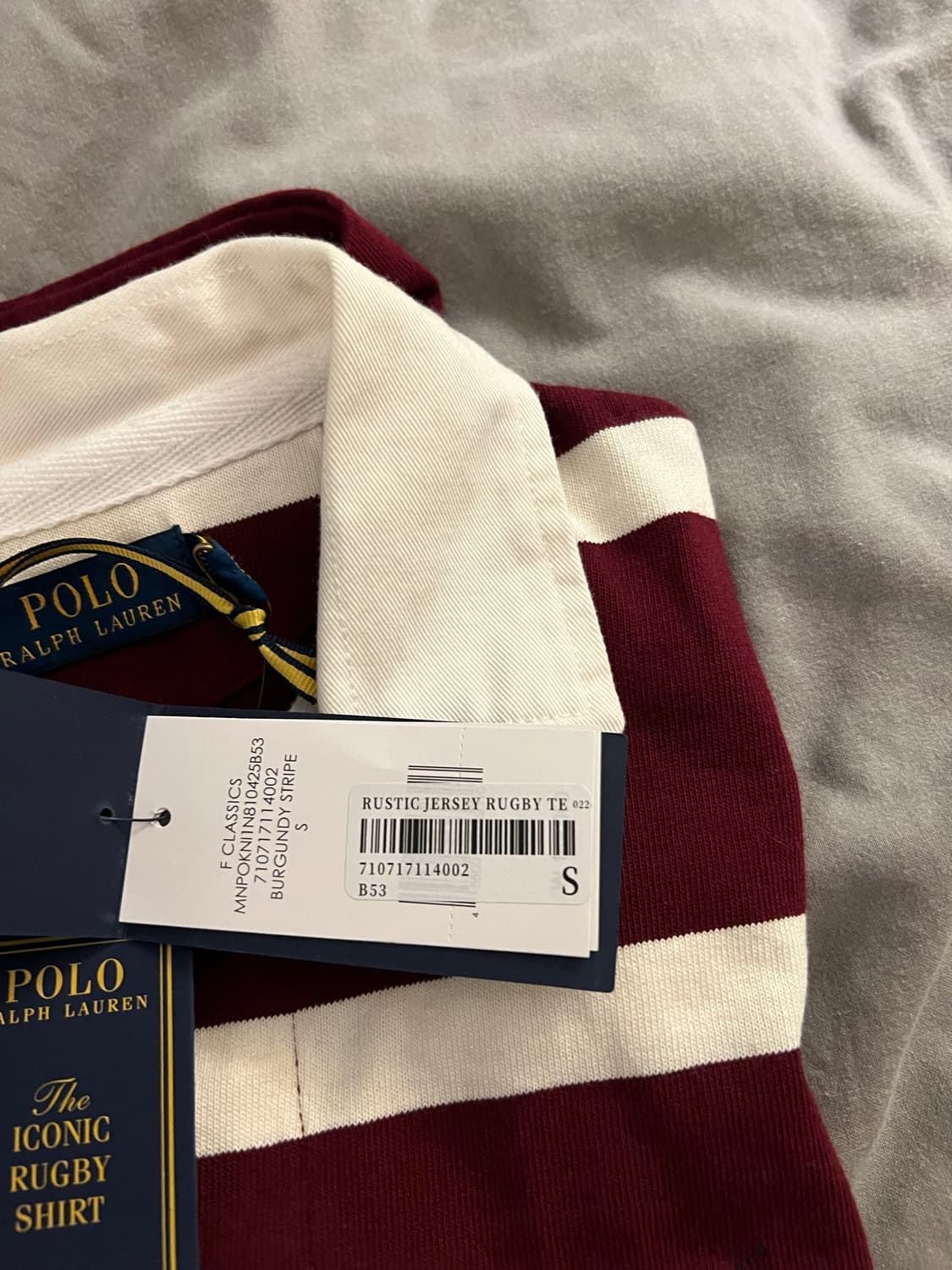 폴로 랄프로렌 럭비티 반팔티 S 상품이미지2