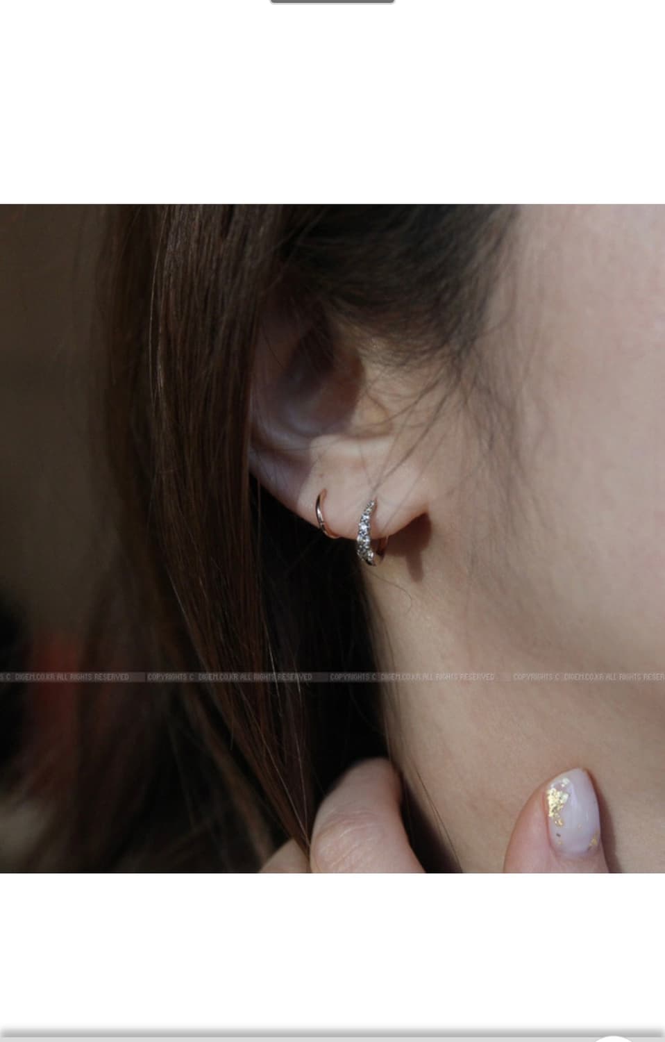 14k 랩다이아 링귀걸이 상품이미지3