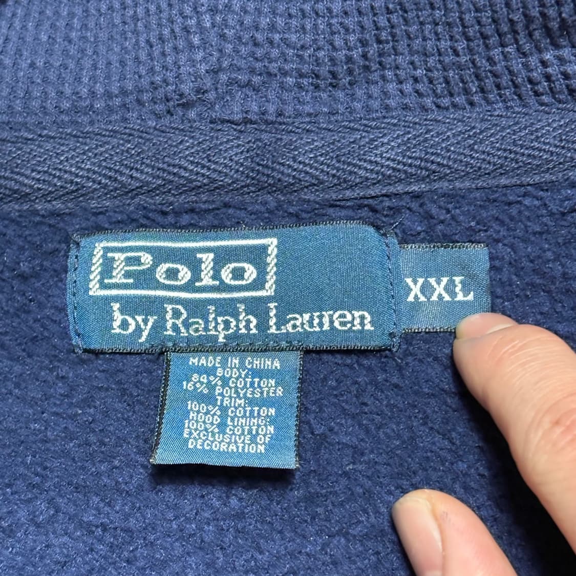 Polo Ralph Lauren 네이비 후드집업 상품이미지3
