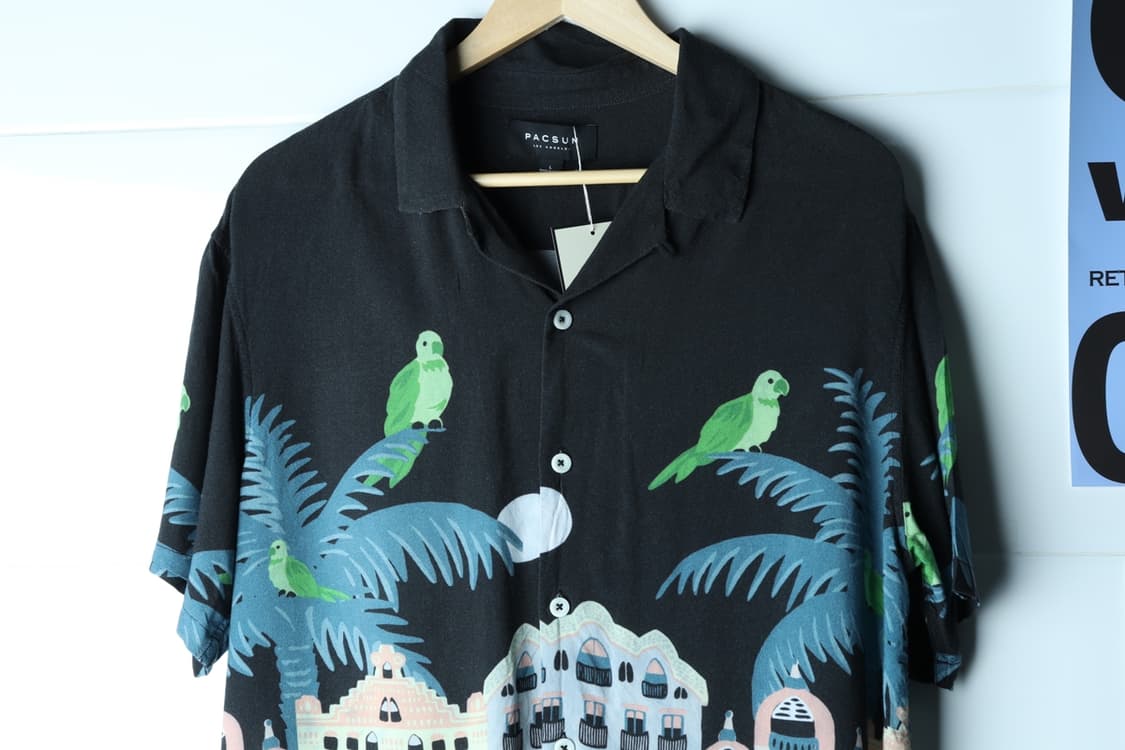 (L-2XL) 브랜드빈티지 반팔셔츠 남방 USA 하와이안 새-H33082 상품이미지3