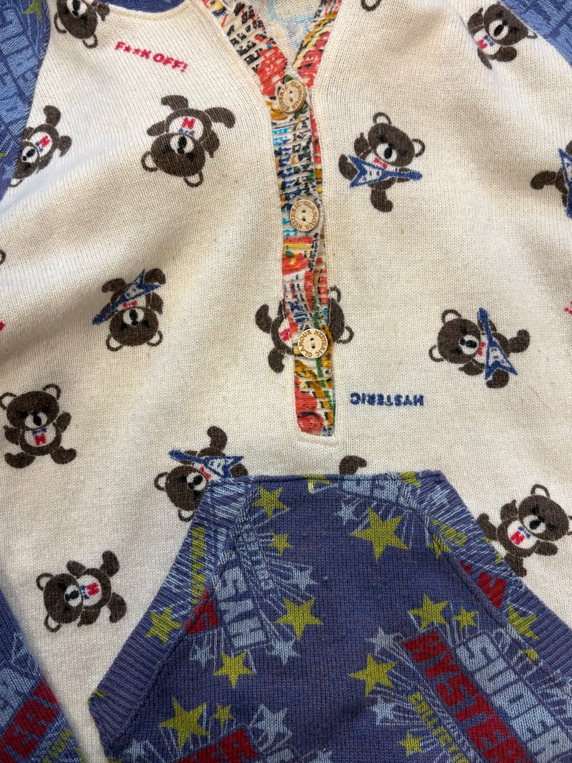 히스테릭글래머 퍽베어 기타 니트후드 상품이미지9