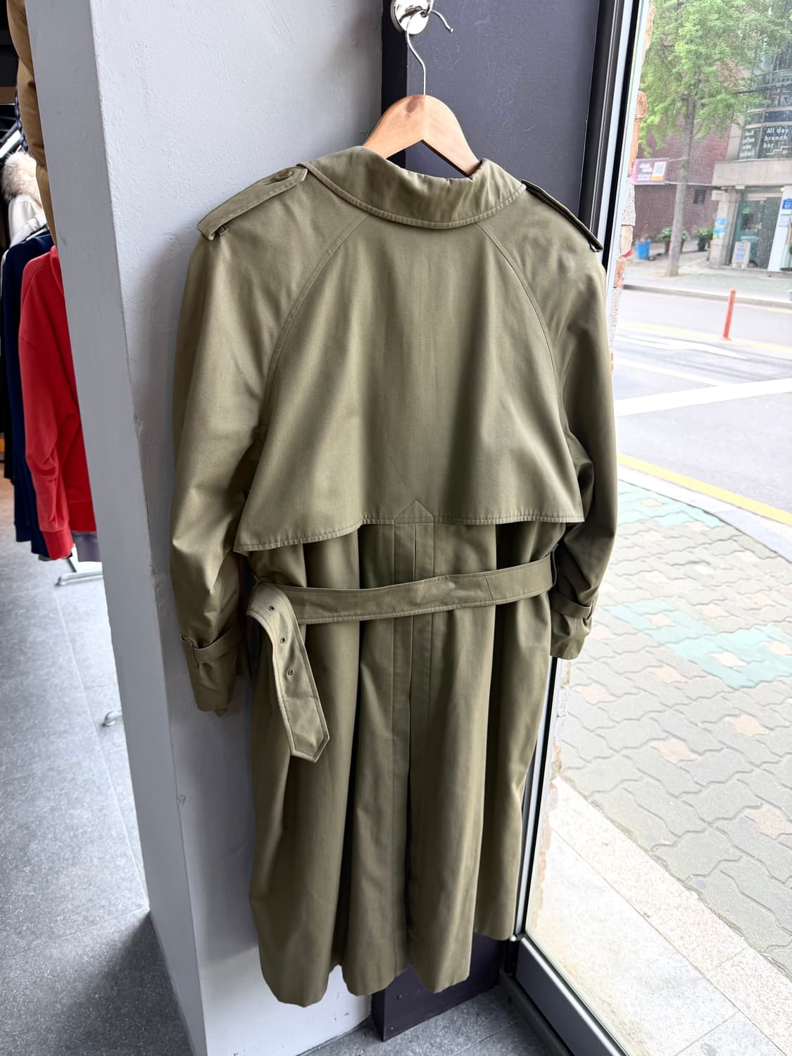 .UK14/ 버버리 벨티드 원패널 트렌치코트 자켓 상품이미지7