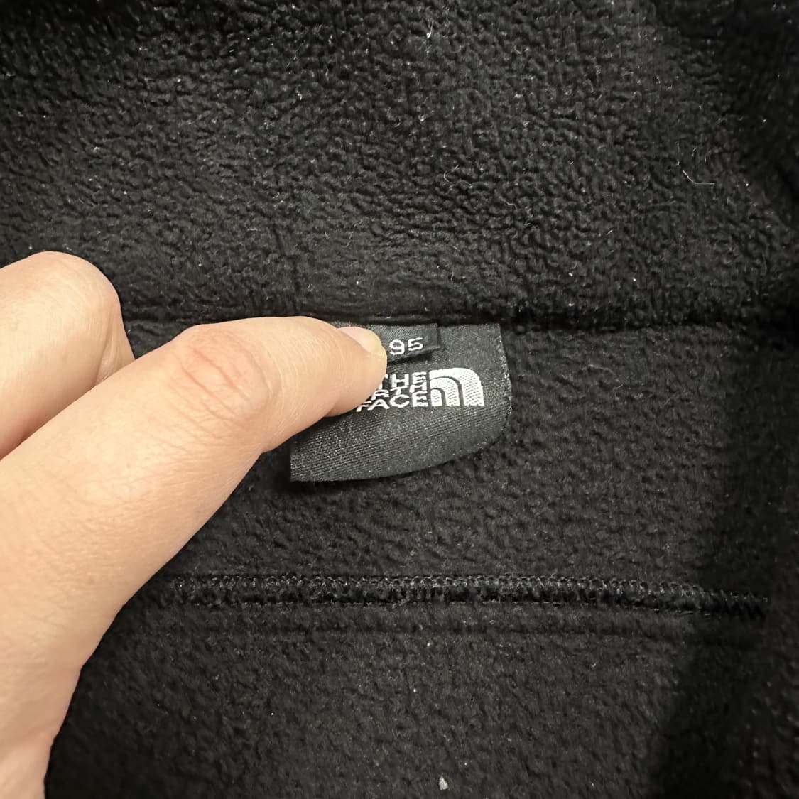 ✨ (바배) 노스페이스 블랙 플리스 집업 상품이미지4