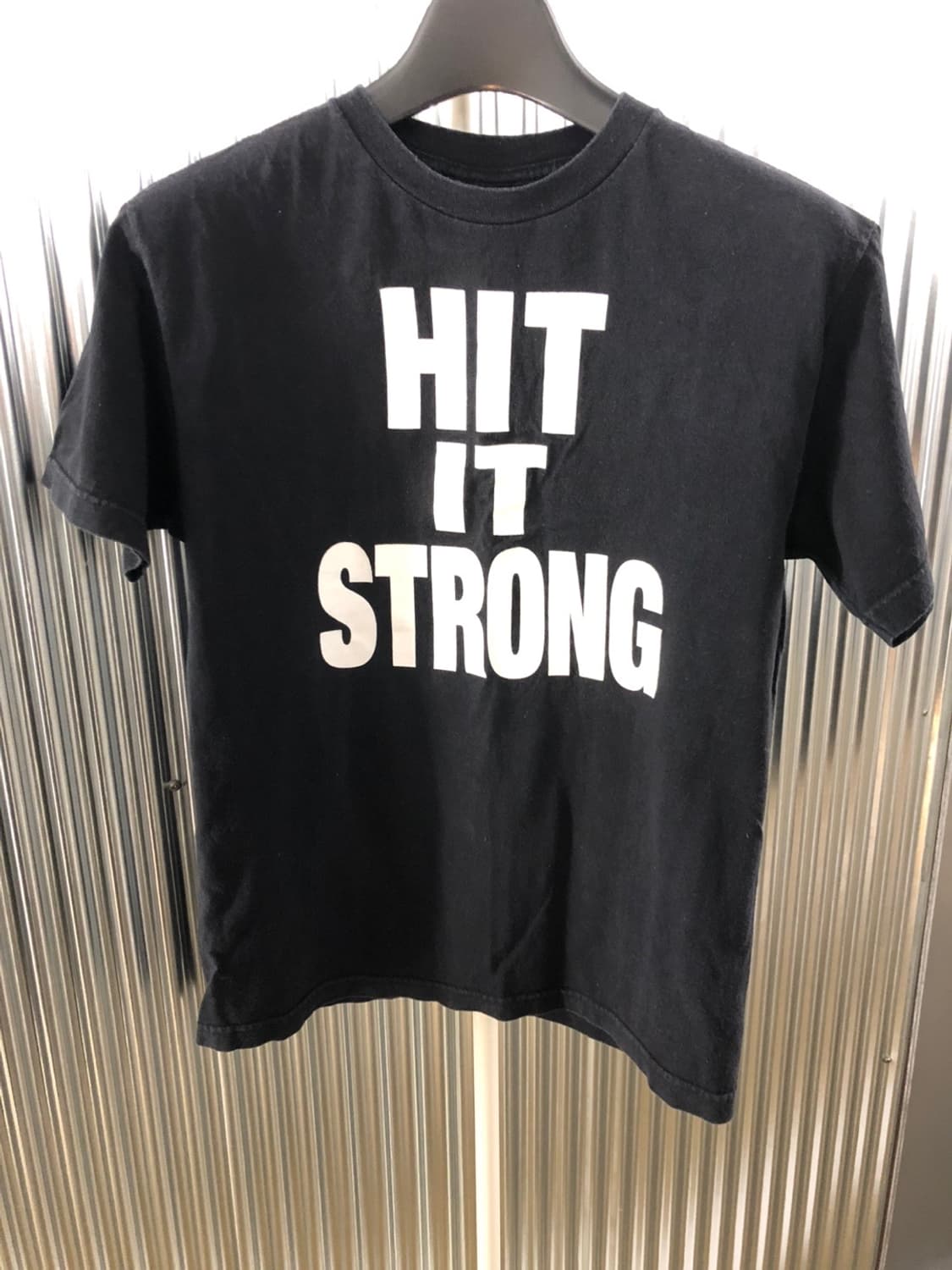 WWE 더락 HIT IT STRONG 검정 티셔츠 M 상품이미지4