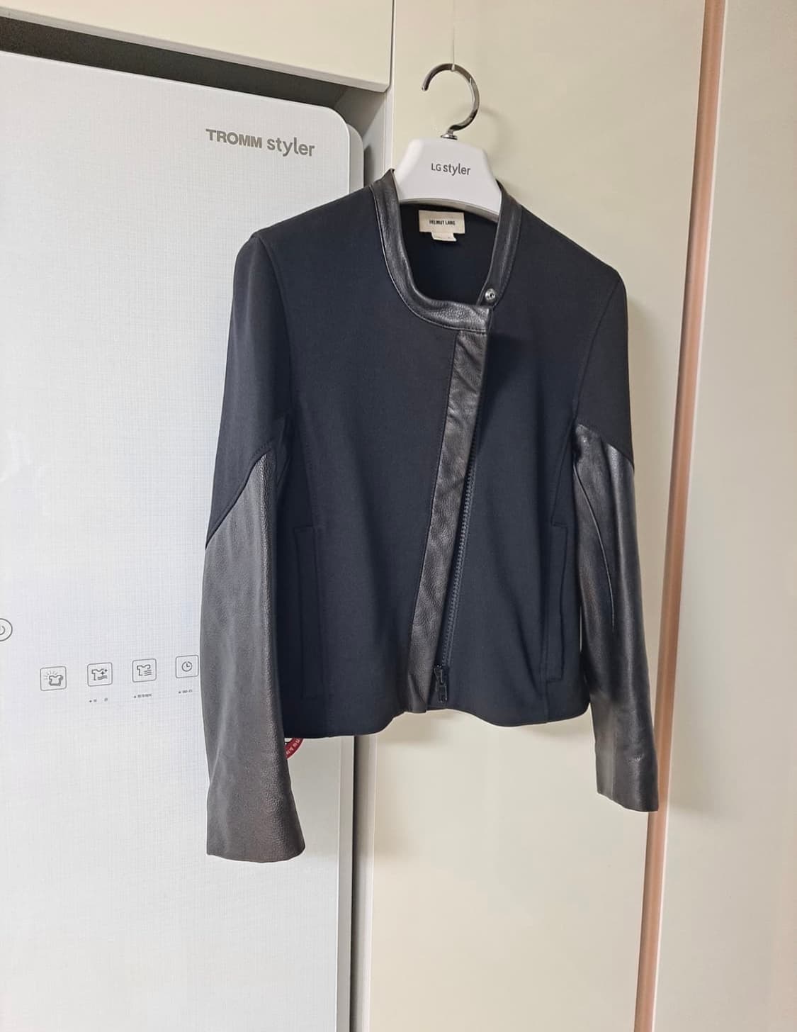 Helmut Lang HELMUT LANG 헬무트랭- 레더 울 오버랩 스 상품이미지2