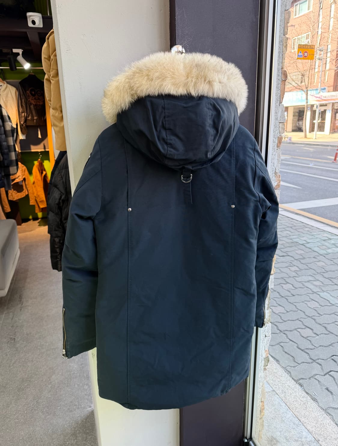 S/ 무스너클 스틸링 폭스퍼 패딩 파카 상품이미지7