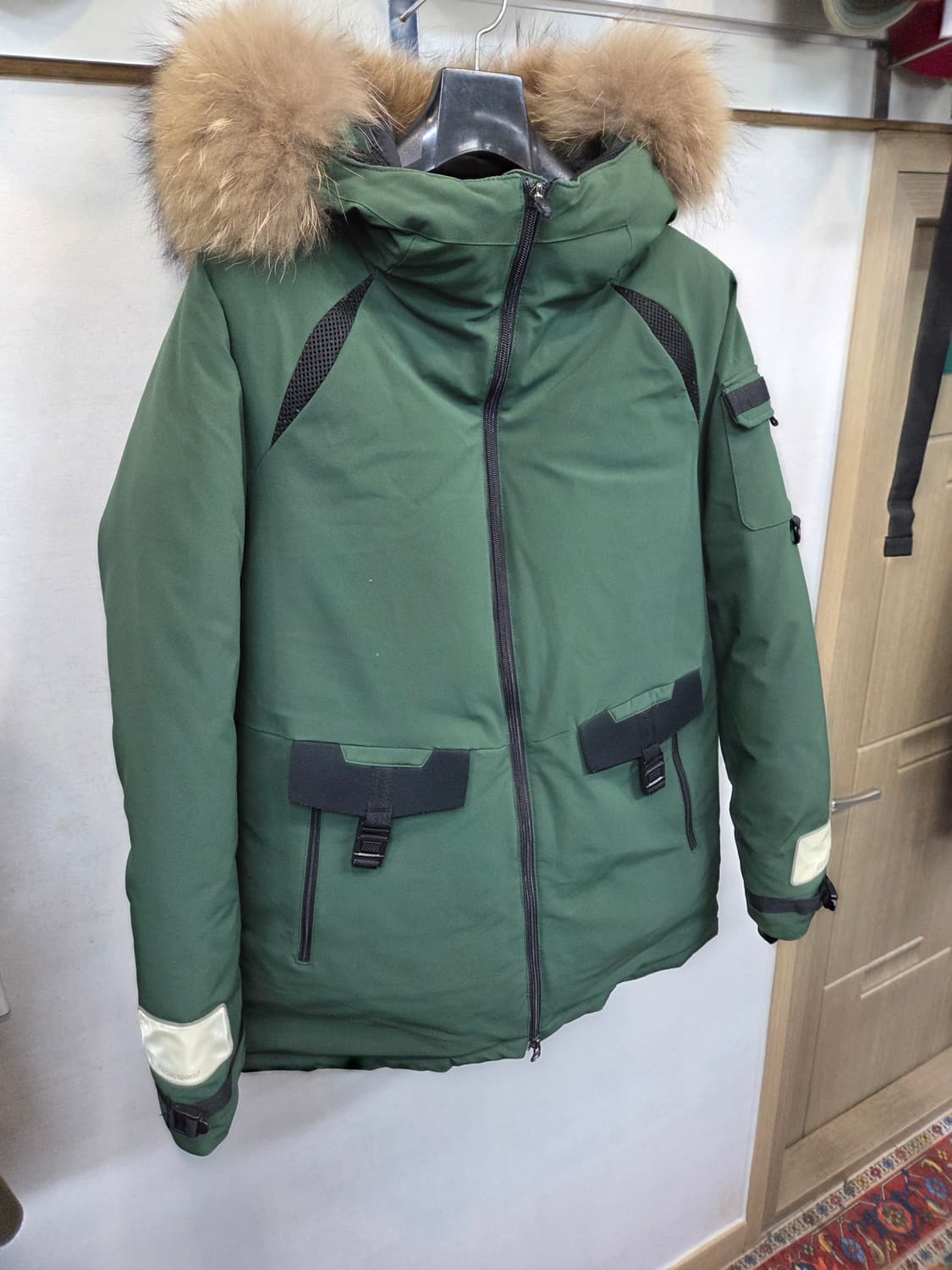 르꼬끄 라쿤퍼 덕다운 파카 패딩 m 90 상품이미지6