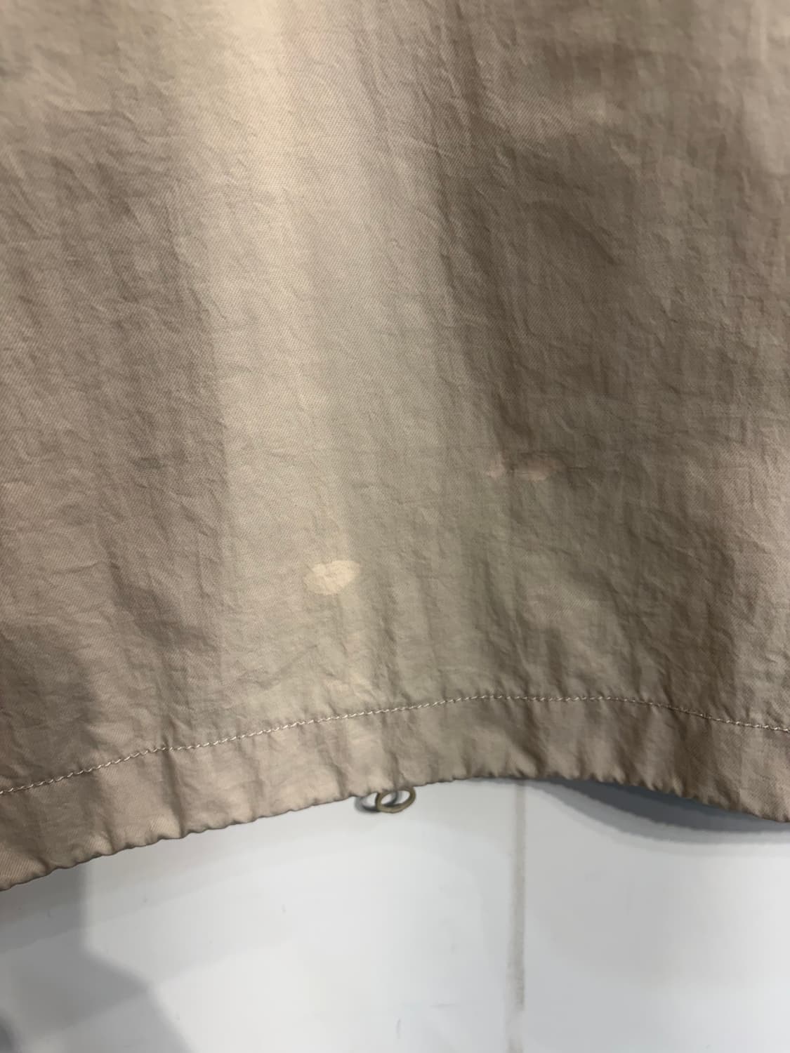4 네이더스 나일론 혼방 오버핏 자켓 베이지  상품이미지8