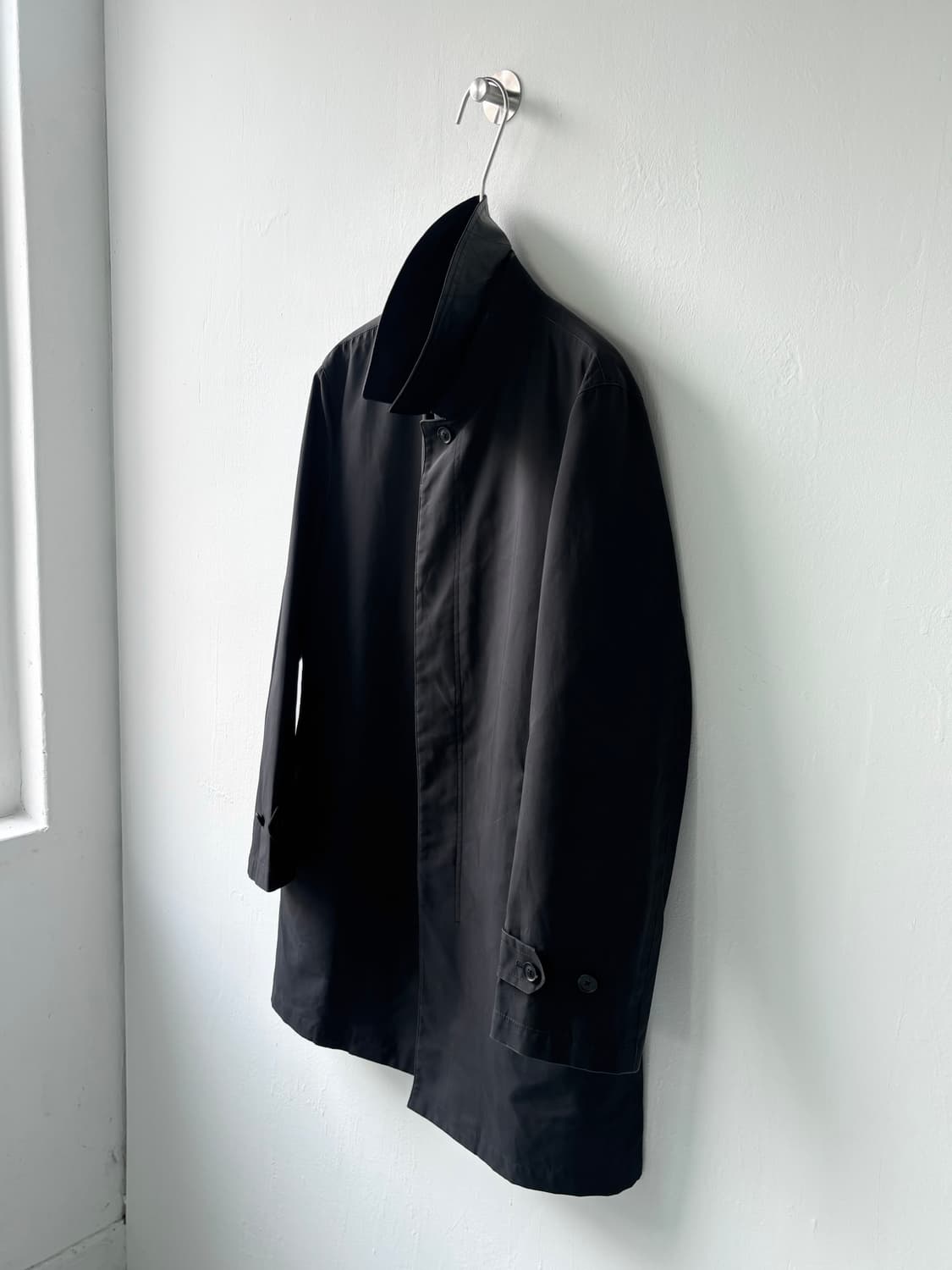 알레그리 90‘s 레더 하이넥 카코트 상품이미지4