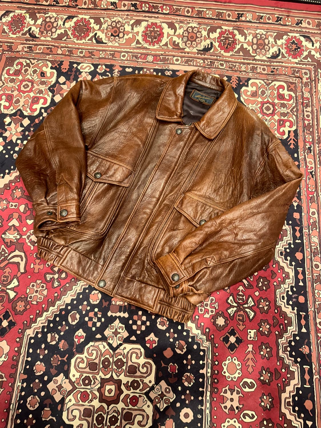 ( 2XL-3XL ) 가죽자켓 봄버자켓 푸퍼자켓 양가죽자켓 남성가죽자켓 상품이미지6