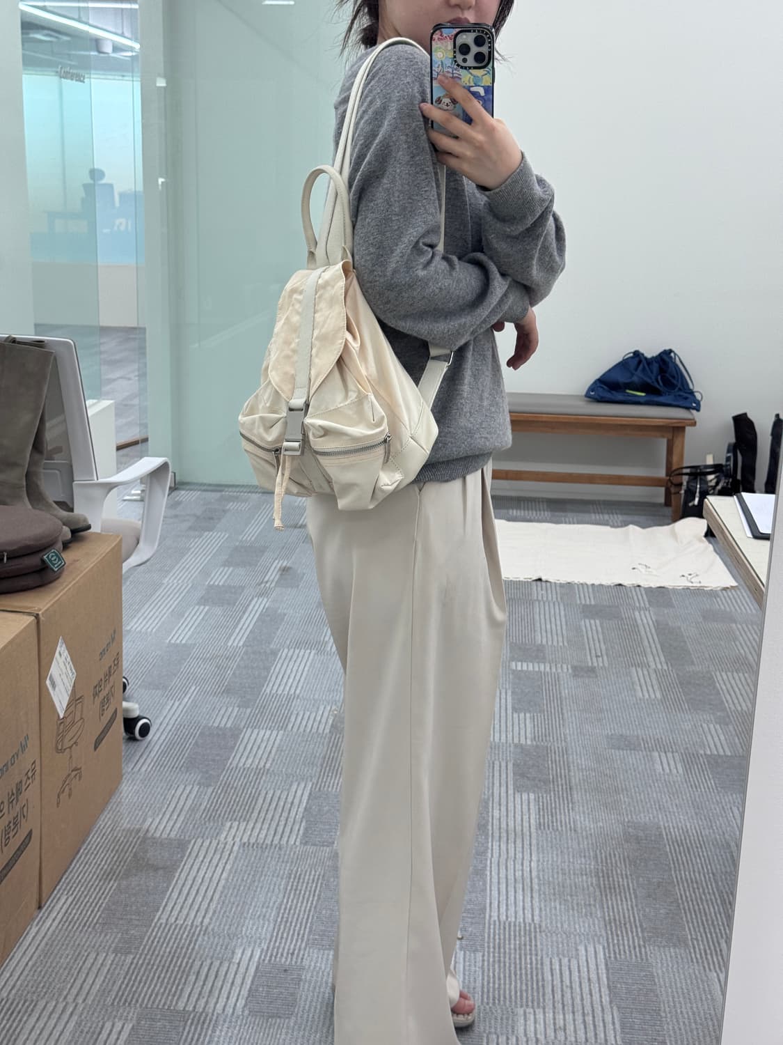 버클 나일론 백팩 상품이미지4