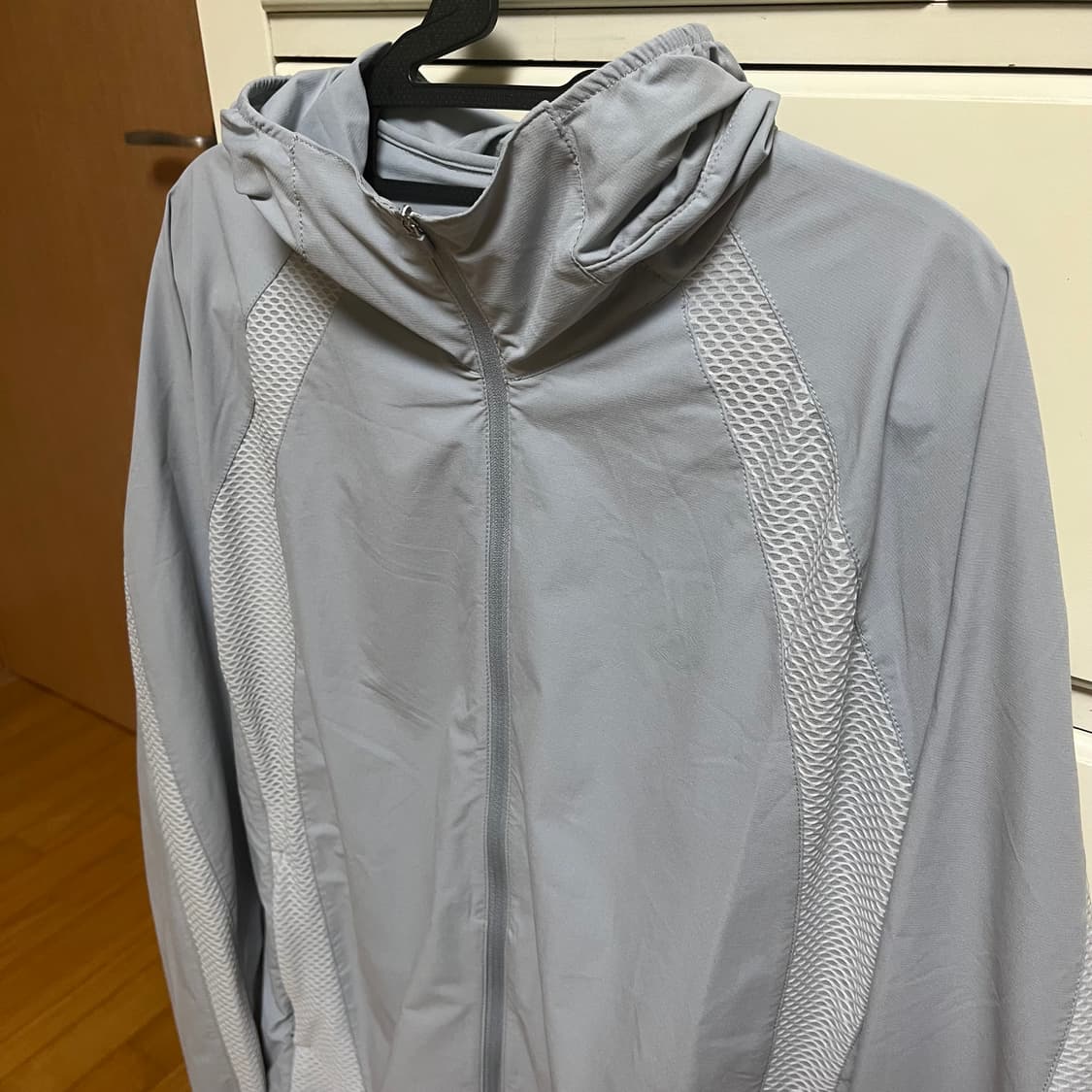 [2] 산산기어 메쉬 바람막이 스카이블루 25SS 상품이미지3