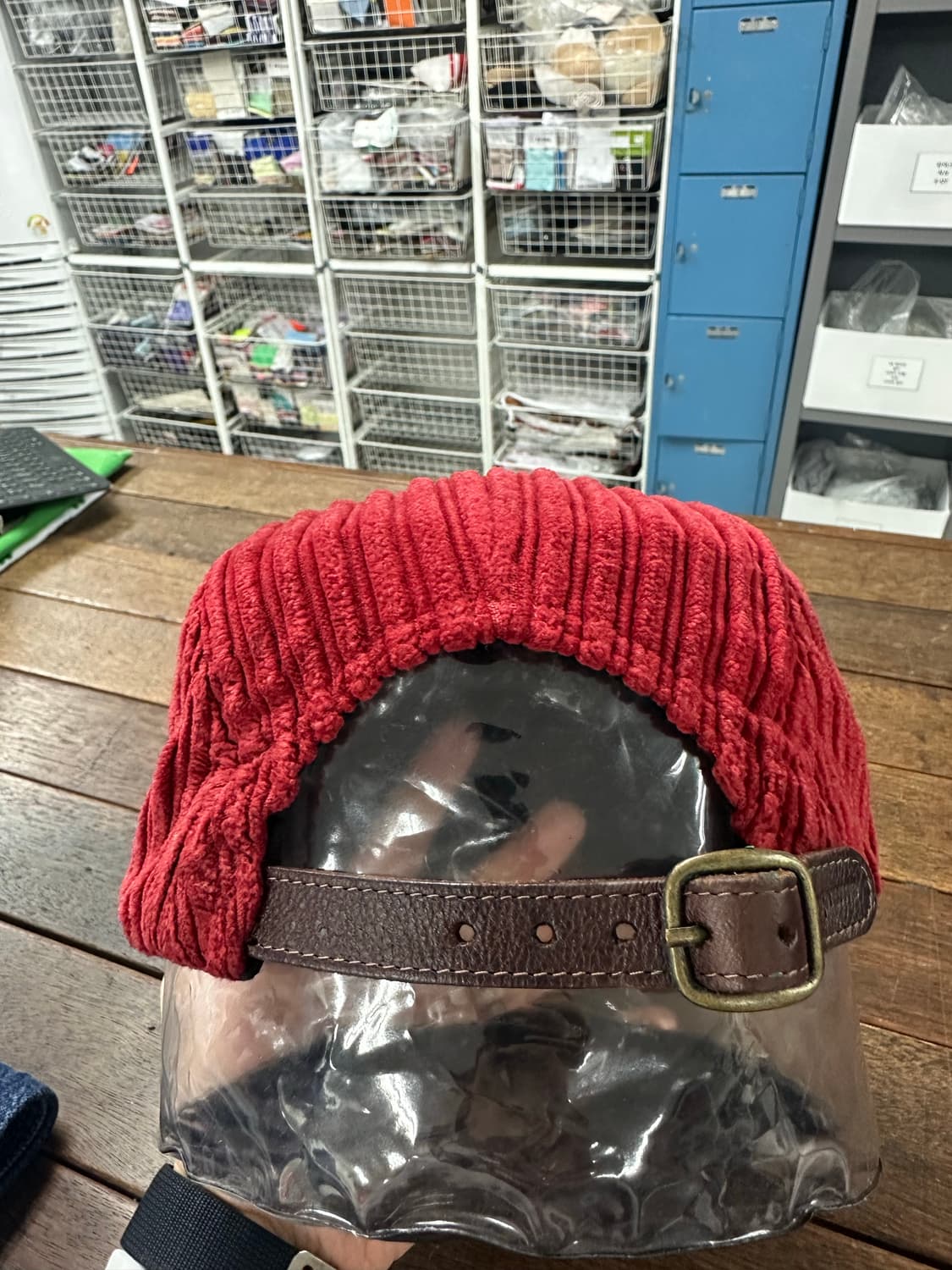 supreme 슈프림 15FW 하이로 코듀로이 캠프캡 레드 상품이미지4