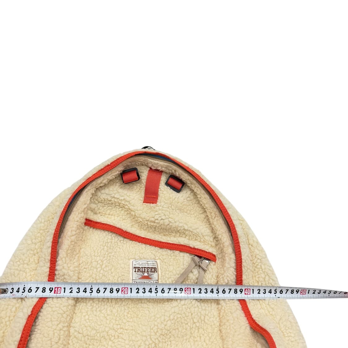 데이오프모드 지그재그 뽀글이 후리스 양털 부클 백팩 가방 상품이미지5